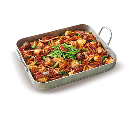 큰맘할매순대국 순대 오징어 철판볶음